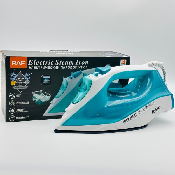 RAF Pro-Heat Steam Iron (Blue & White Edition) - Image 2