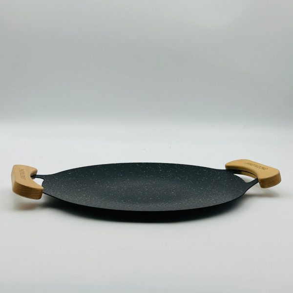 Non-Stick Tawa with Wooden Handles(28cm)