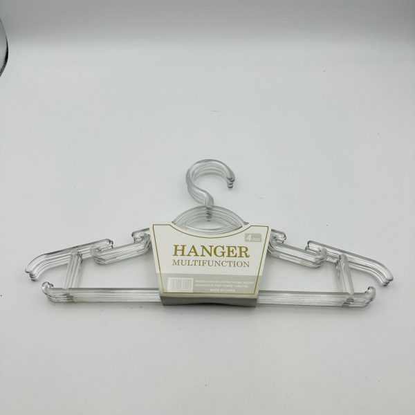 Transparent Multifunctional Hanger Set(4pcs)