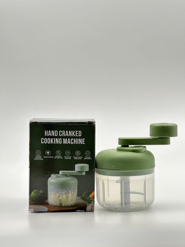 Manual Hand-Crank Mini Food Chopper - Image 2