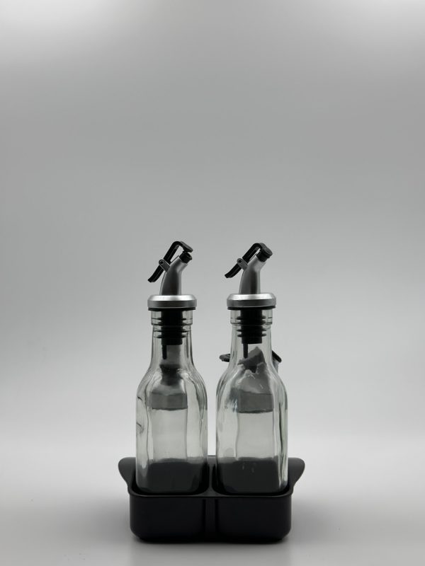 Glass Oil and Vinegar Dispenser Bottle Set (2-Pack) - Image 3