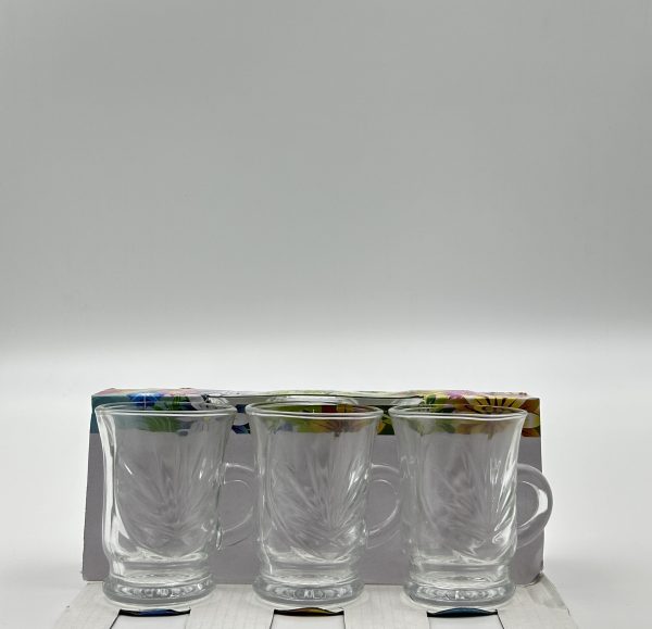 Elegant Glass Cup Set – 6-Piece - Image 3