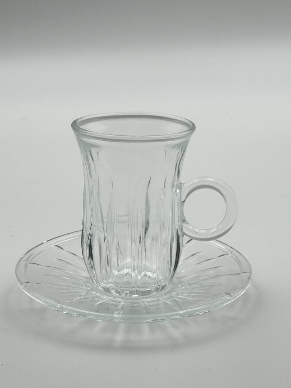 Doyalex Glass Turkish Tea Cup Set(6-Piece)