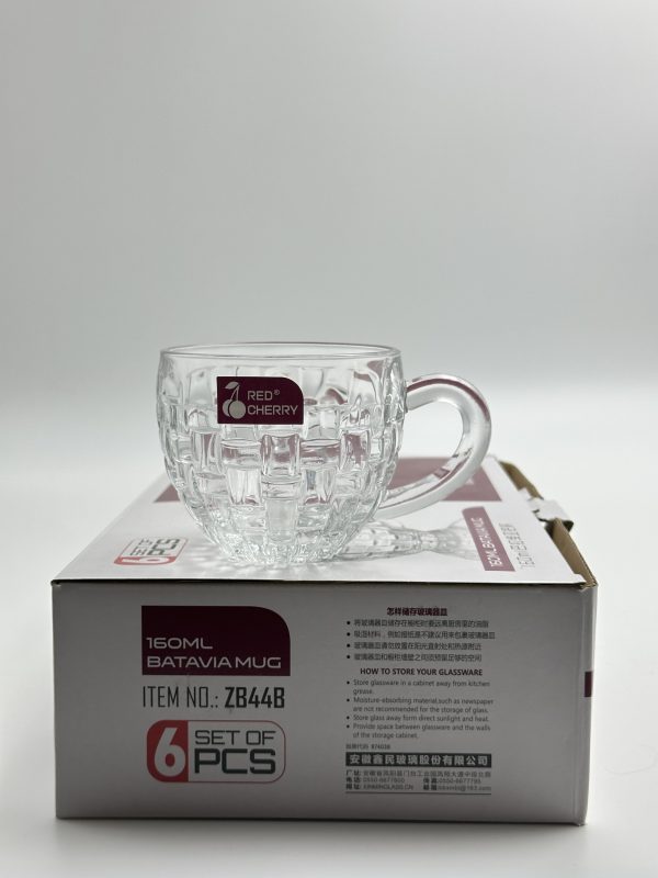 Red Cherry 160ml Batavia Mug Set - 6 PCS - Image 2