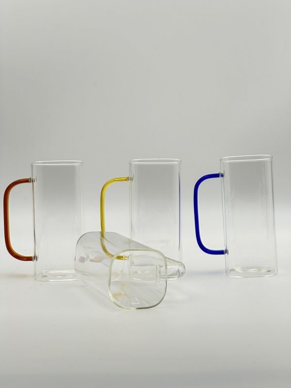 Extra Durable Borosilicate Glass Mug Set (4 PCS) - Image 2