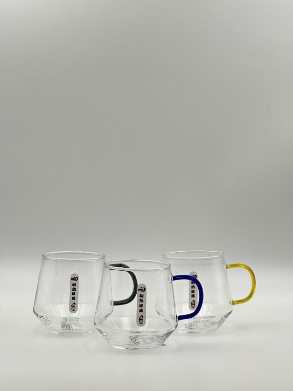 Delisoga Heat-Resistant Glass Mug Set (4 PCS)