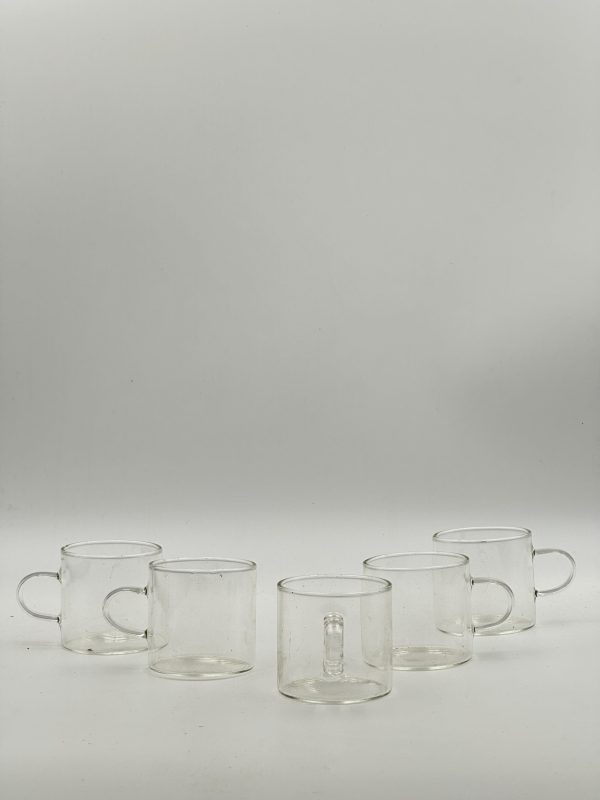 Delisoga Heat-Resistant Glass Mug Set (4 PCS)