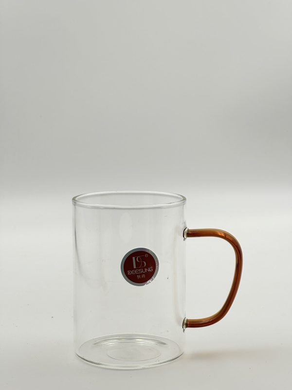 Deesung Transparent Borosilicate Glass Mug