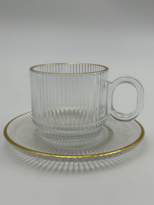 True-Up Luxury Glass Tea Cup Set(12Pcs)