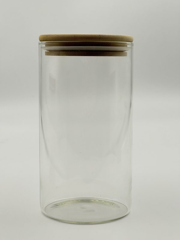 Glass Storage Jar Set with Bamboo Lid - Image 3