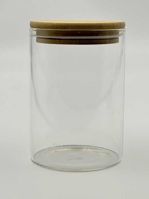 Glass Storage Jar Set with Bamboo Lid - Image 4