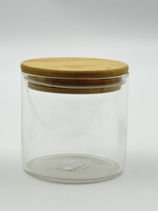 Glass Storage Jar Set with Bamboo Lid - Image 5