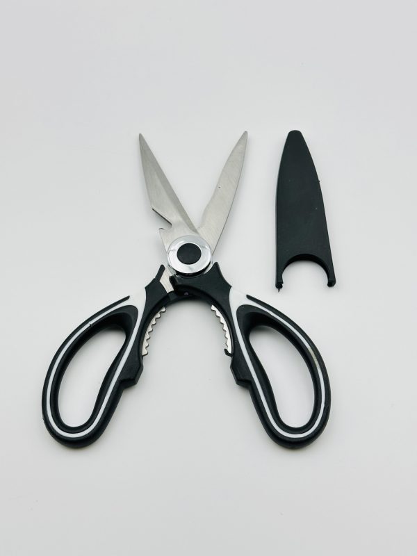 Kitchen Scissors – Heavy-Duty Stainless Steel with Safety Cover