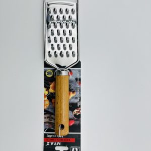 Steel Handheld Grater with Wooden Handle