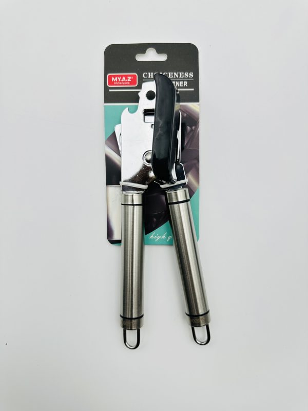 Choiceness Stainless Steel Can Opener with Ergonomic Handles