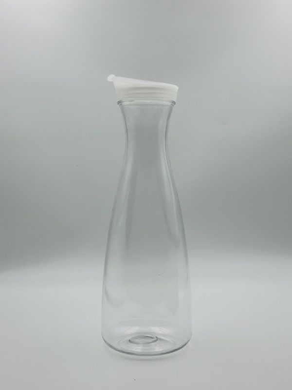 Glass Oil Dispenser Bottle with Flip-Top Spout (1.1L)