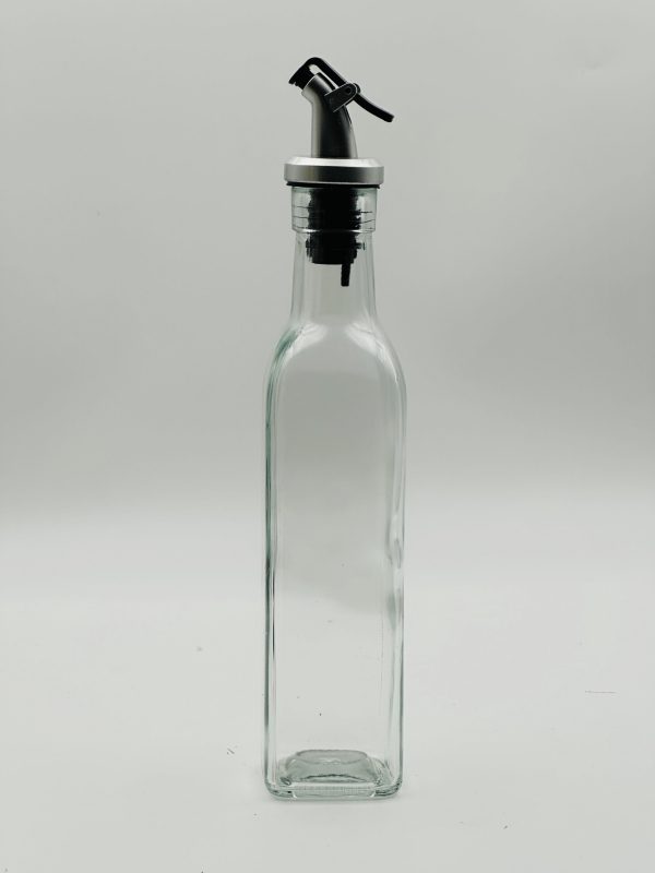 Glass Cruet Bottle Set - Image 3