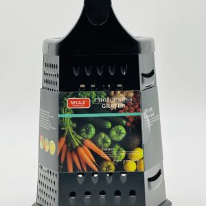 Black Stainless Steel Box Grater – Multi-Purpose Kitchen Tool