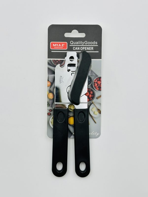 Heavy-Duty Stainless Steel Can Opener – Ergonomic Grip for Effortless Use