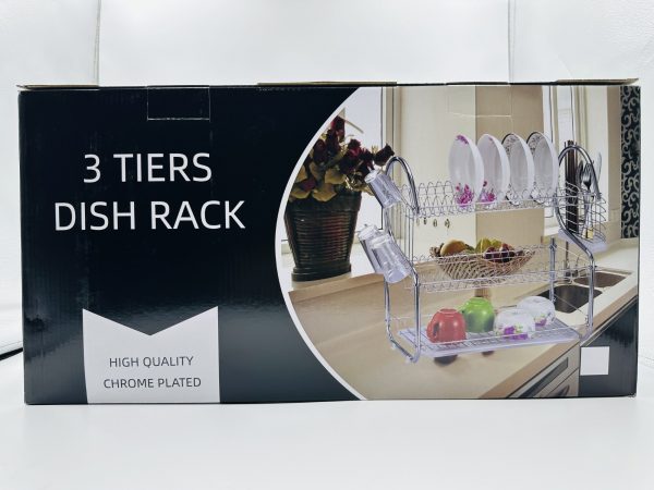 3-Tier Dish Drying Rack - Image 2