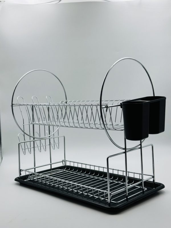 2-Tier Stainless Steel Dish Rack