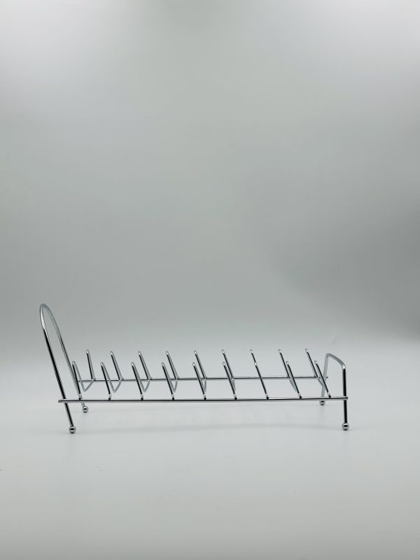 Chrome-Plated Dish Drying Rack – Single Tier - Image 2