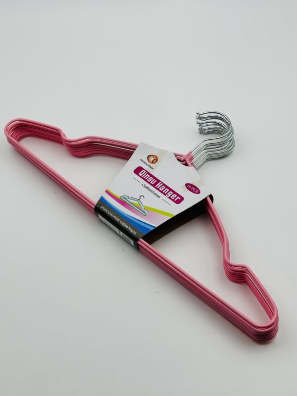 Pink Metal Clothes Hangers