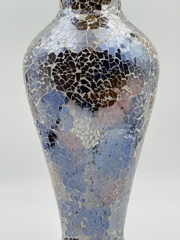 Mosaic Glass Vase – Handcrafted Decorative Piece - Image 3