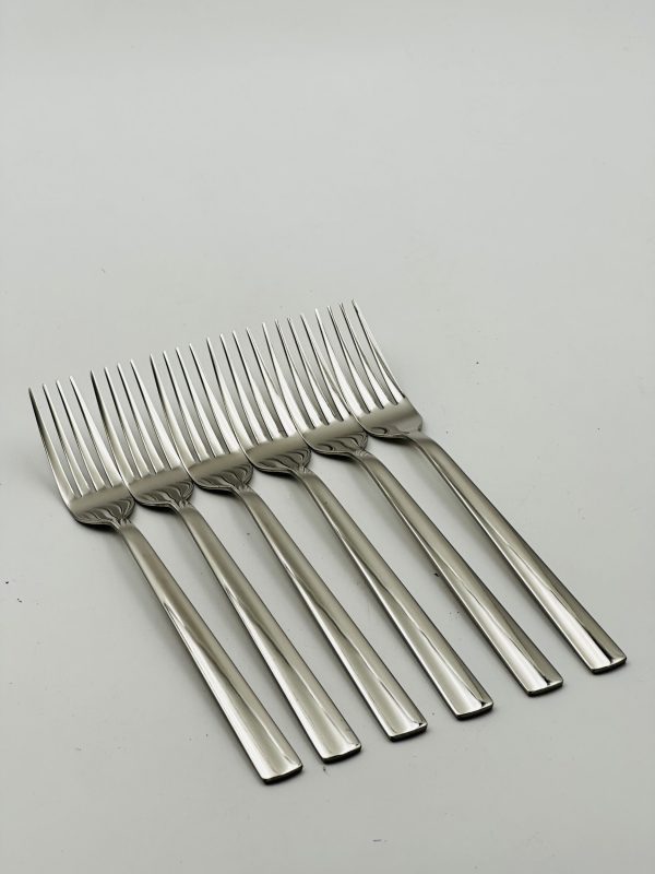 Stainless Steel Fork Set – Pack of 6 - Image 3