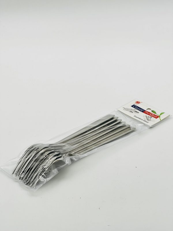 Stainless Steel Fork Set – Pack of 6 - Image 2