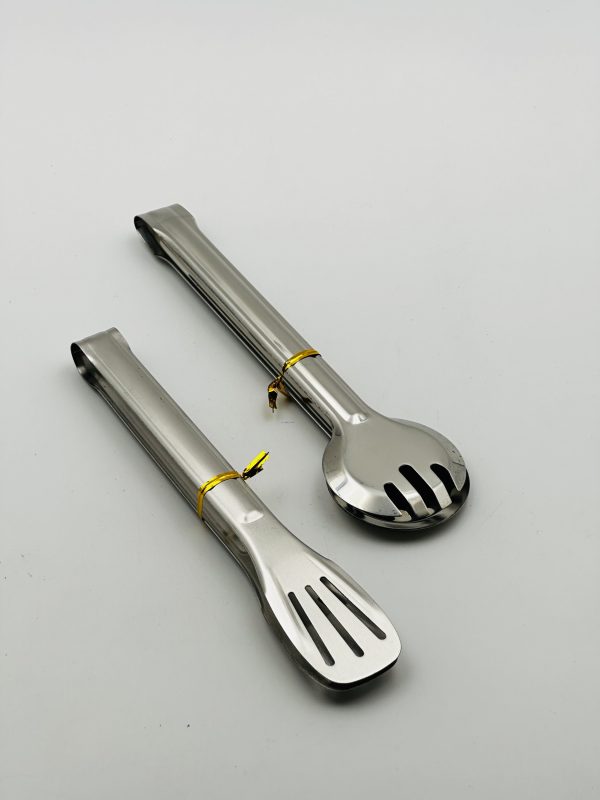 tainless Steel Food Tongs (2PC Set) - Image 2