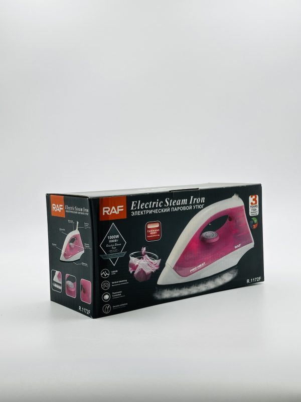 RAF 1000W Electric Steam Iron – Compact / Lightweight - Image 2