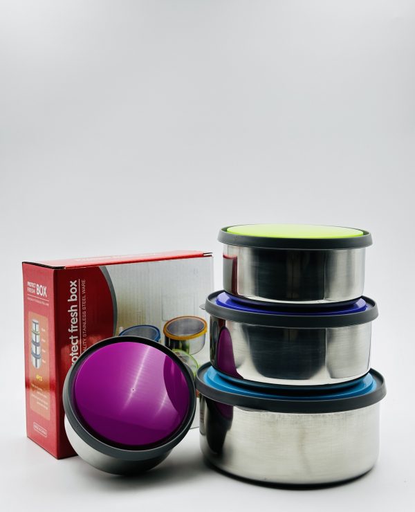 Stainless Steel Food Storage Container Set - Image 3