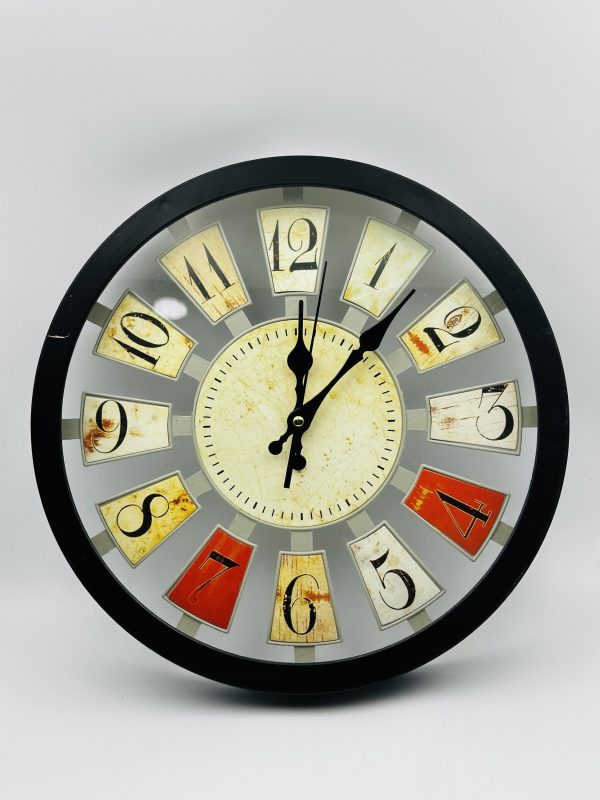 Retro Rustic Wall Clock