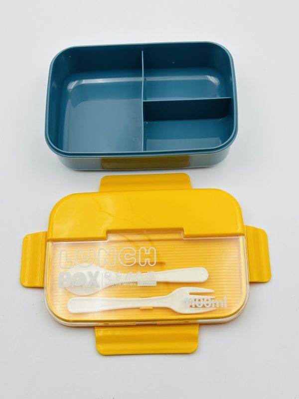 Modern Lunch Box with Utensil Storage - Image 2