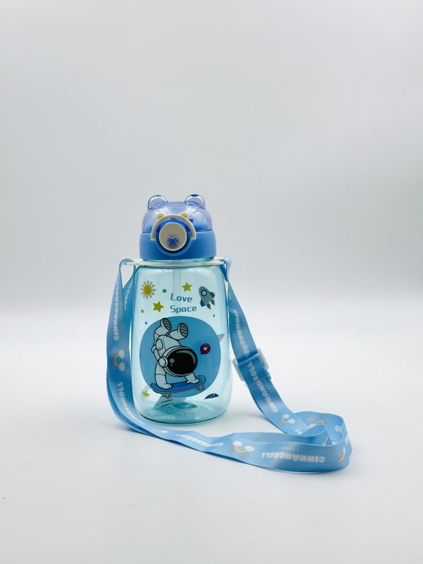 Kids Space-Themed Water Bottle with Strap(700ml) - Image 2