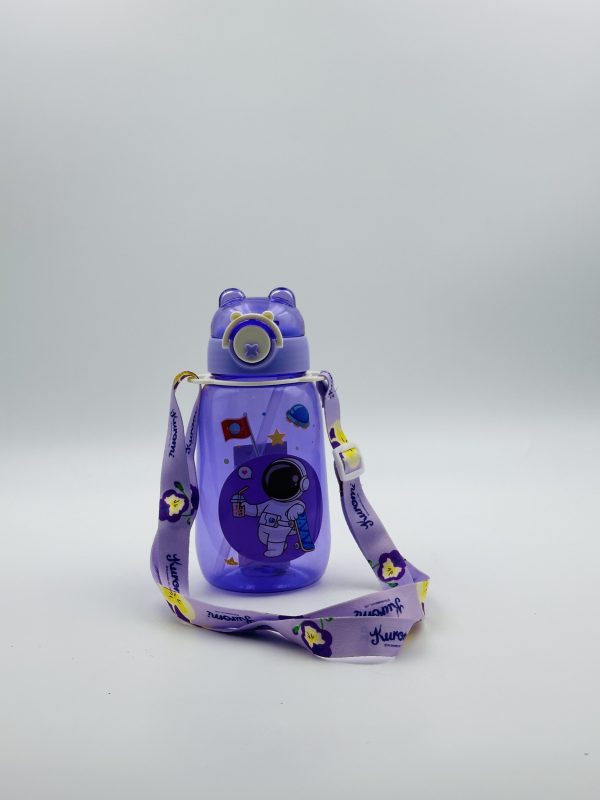 Kids Space-Themed Water Bottle with Strap(700ml) - Image 5