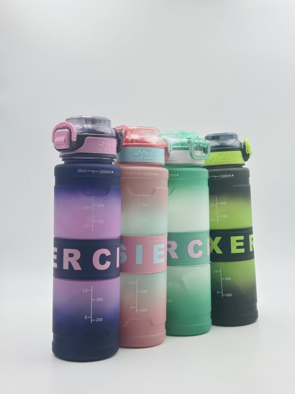 Gradient Leak-Proof Sports Water Bottle (1L)