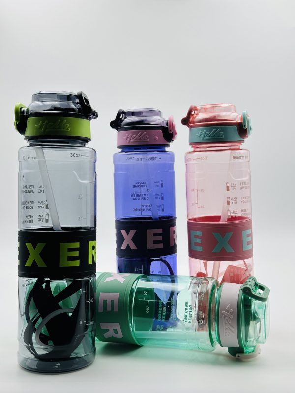 Motivational Gradient Water Bottle(1L)