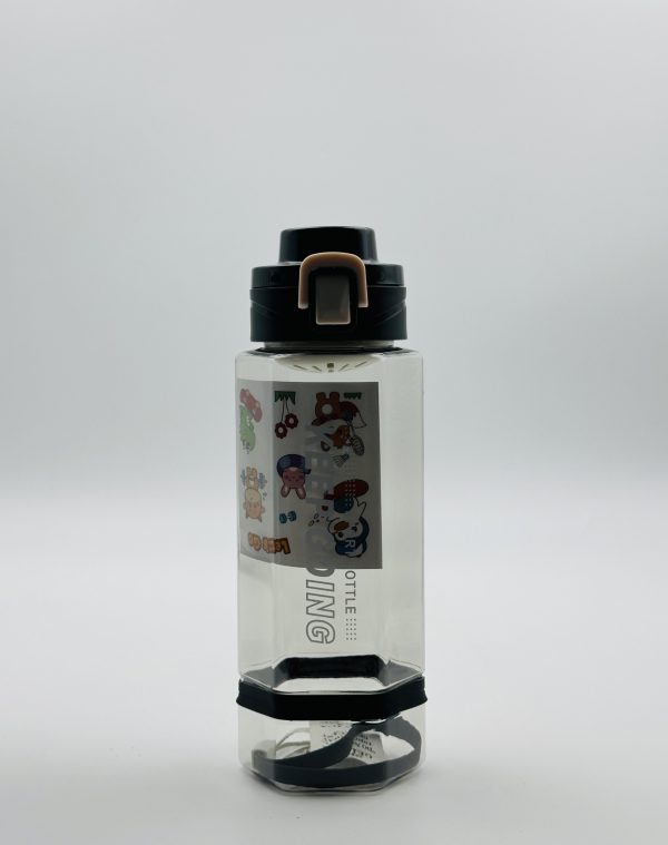 Square Water Bottle with Locking Lid & Strap(760ml) - Image 2