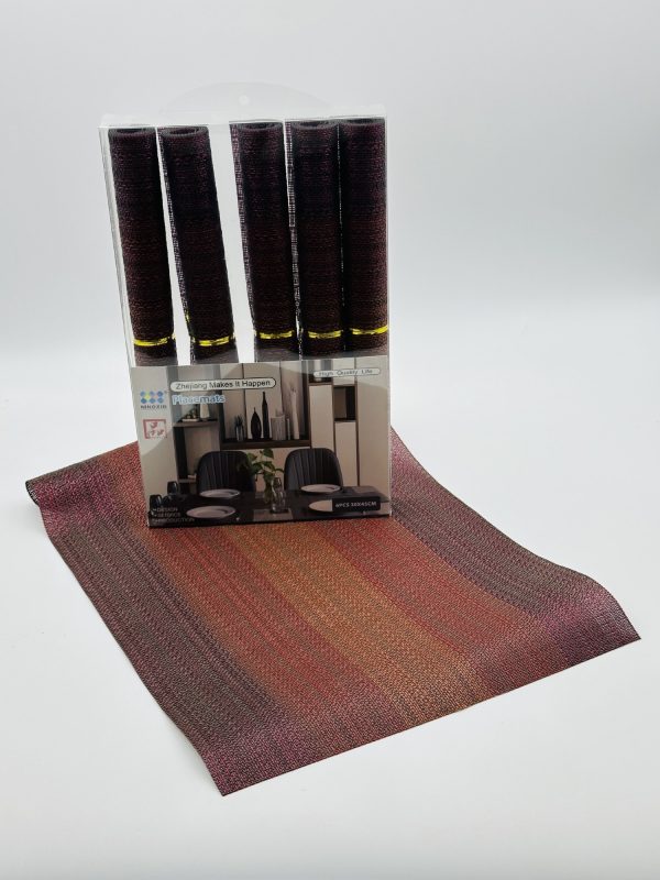 RusticCharm Gradient Placemats Set (6 Pcs)