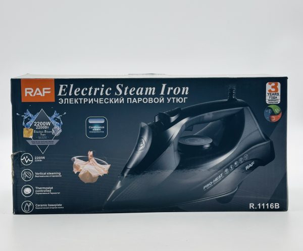 RAF ProHeat Electric Steam Iron R-1116B - Image 6