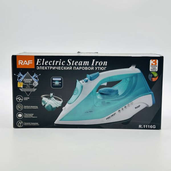 RAF ProHeat Electric Steam Iron R-1116G - Image 2