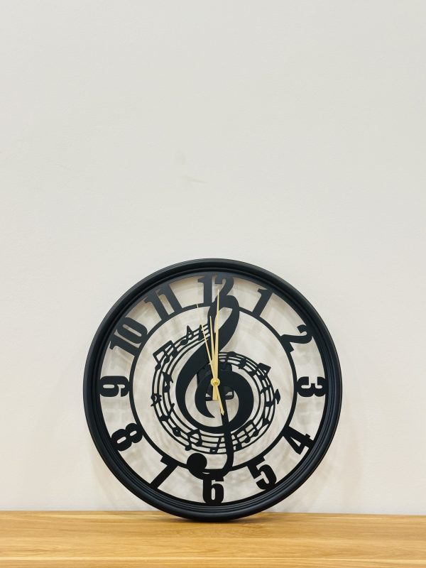 Musical Note Wall Clock