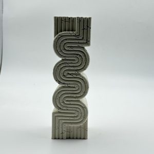 Abstract Wave Pattern Vase