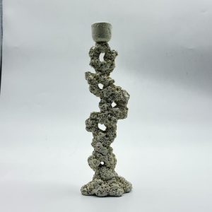 Lava Rock Sculptural Candle Holder