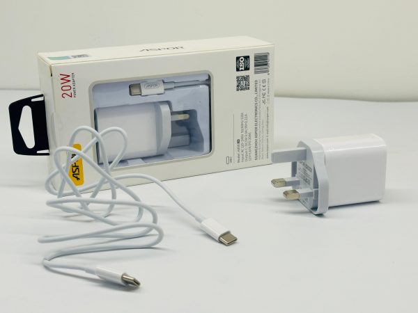 Aspor 20W USB-C Power Adapter with Cable