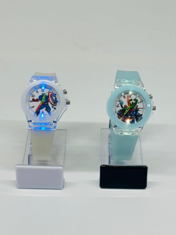 LED Cartoon Hero Kids Wrist Watches