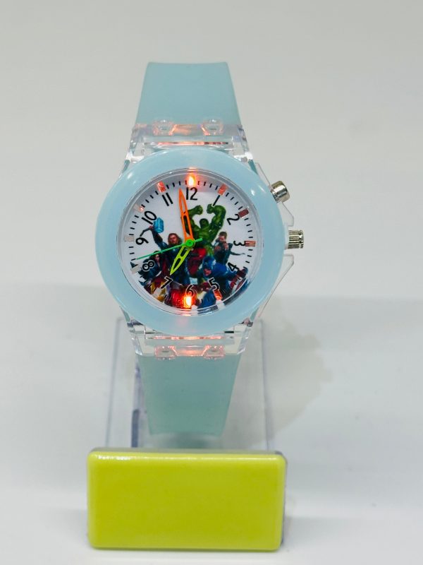 LED Cartoon Hero Kids Wrist Watches - Image 3