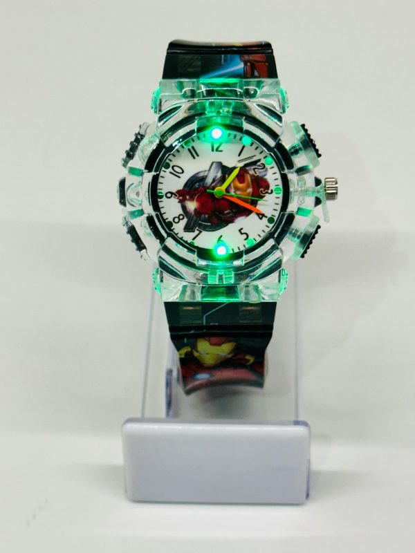 Iron Man LED Light-Up Kids Watches - Image 3
